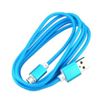 1.5m colorful nylon braided round usb cable