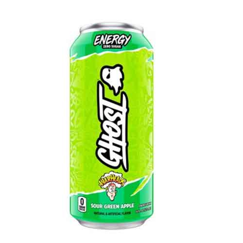 Ghost-Sour-Green-Apple Ghost Energy Sour Green Apple (12 Packs) - Image 1