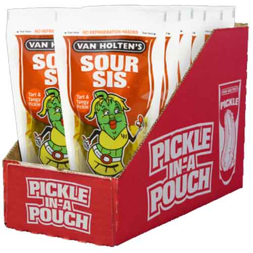 Sour-SIs-12-ct SOUR SIS TART & TANGY PICKLE(12 ct ) - Image 1