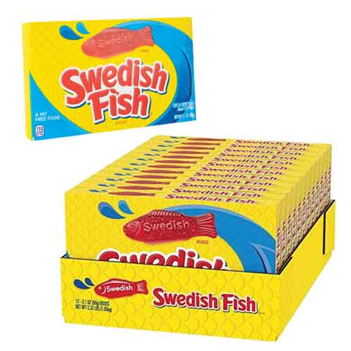 SWEDISH-FISH Swedish Fish Red Theater Box 12 ct. - Image 1