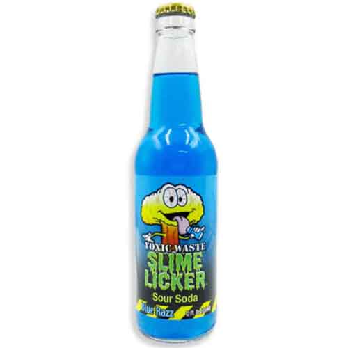 Blue-razz Toxic Waste Slime Licker Soda Blue Razz 24 ct - Image 1