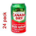 Canada Dry Fruit Splash 24 ct