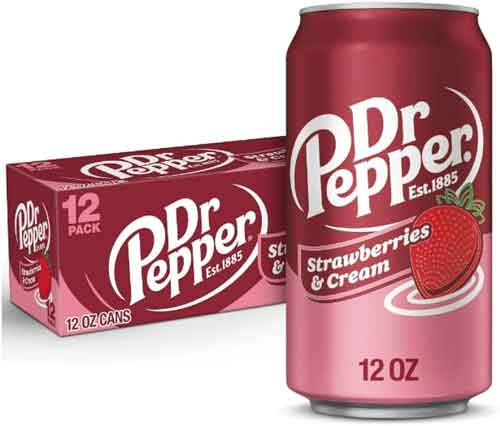 dr.-pepper DR PEPPER STRAWBERRIES & CREAM 12CT - Image 1
