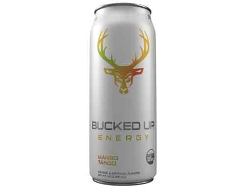 mango Bucked Up Energy Drink Mango Tango- Low Stim12CT (USA) - Image 1