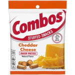 COMBOS Cheddar Cheese Pretzel Baked Snacks, 6.3 oz Bag