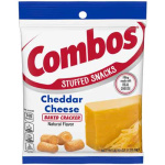 COMBOS Cheddar Cheese Cracker Baked Snacks Bag, 6.3 oz Bag