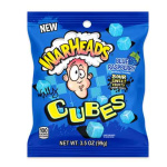Warheads Blue Raspberry Cubes 3.5 oz  12 ct