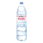 Evian Natural Spring Water - 1.5 L 12 ct