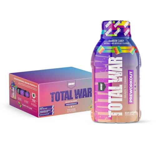 rainbow-candy TOTAL WAR Ready To Drink Preworkout Rainbow Candy 12 ct - Image 1