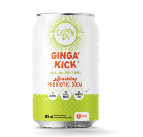 ginakick Ginga' Kick Prebiotic Soda - 12 Pack - Image 1