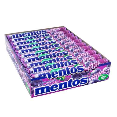 grape Mentos Grape Rolls 20 × 37.4 g - Image 1