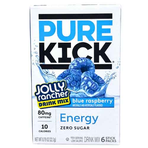 pure-kick-jolly-rancher-blue-razz Pure Kick + Jolly Rancher, Blue Raspberry Energy Drink Mix - Image 1
