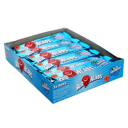 blue-razz Airheads Blue Raspberry Candy 36 × 15.6 g - Image 1