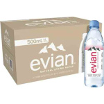 Evian Natural Spring Water 500ml- 24ct