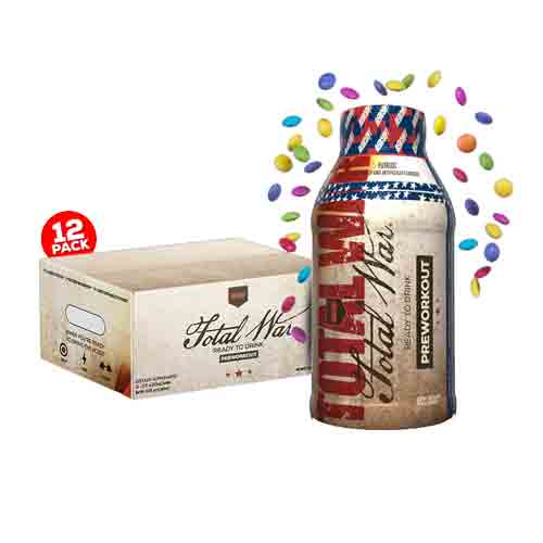 pat TOTAL WAR Ready To Drink Preworkout Patriot 12 ct - Image 1