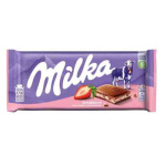 Milka Strawberry Chocolate Bar 100g