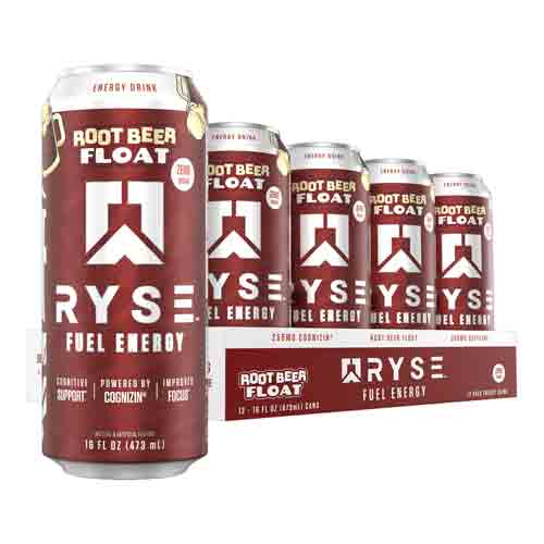 root-beeer Ryse Energy Drink Root Beer Float 12 ct - Image 1