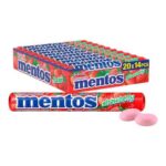 Mentos Strawberry Rolls 20 × 37.4 g