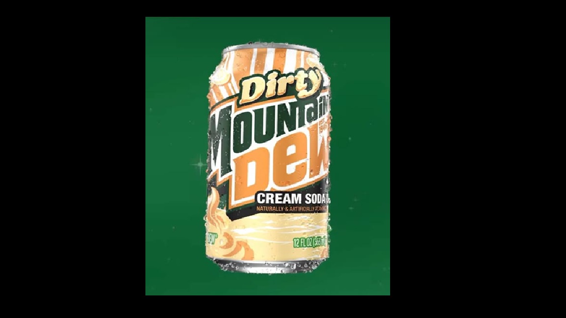 MTN D Dirty Mountain Dew Cream soda 12ct - Image 1