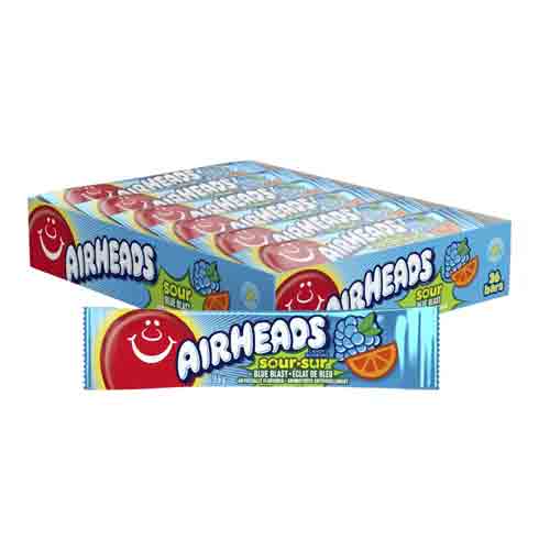 Airheads-Sour-Blue-Blast Airheads Sour Blue Blast 36 × 15.6 g - Image 1