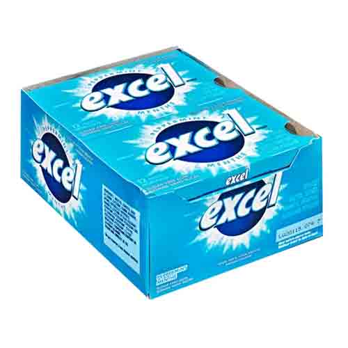 Excel-Sugar-free-pepperment--Mint-Gum Excel Sugar-free Peppermint Gum 12 packs of 12 - Image 1