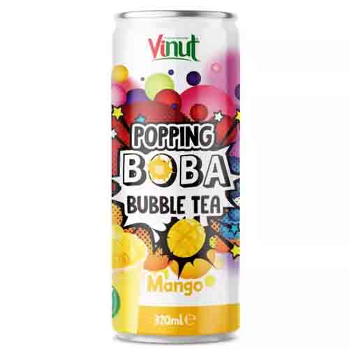 MAngo Vinut Boba Bubble Tea Mango 320ml - Image 1