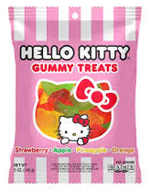 sour-gummy-red Hello Kitty Sour Gummy Treats 142g - Image 1