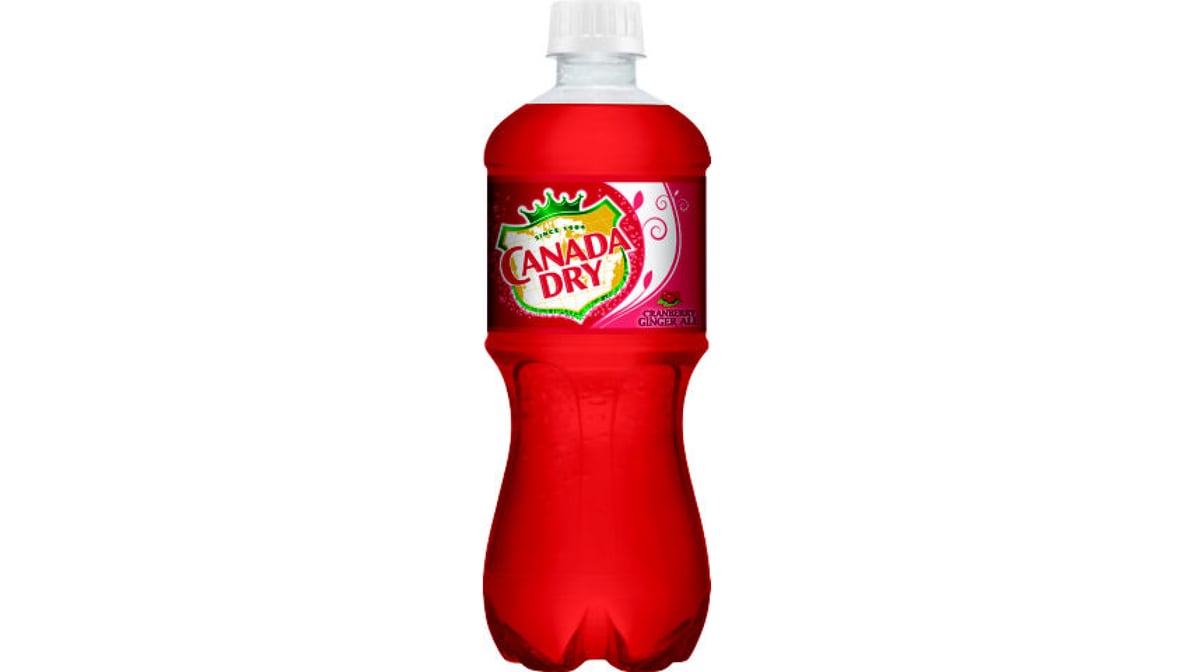 f06b6a43-70f4-40bb-be71-b40724efda0b-retina-large Canada Dry Ginger Cranberry Ale Soda 1ct - Image 1