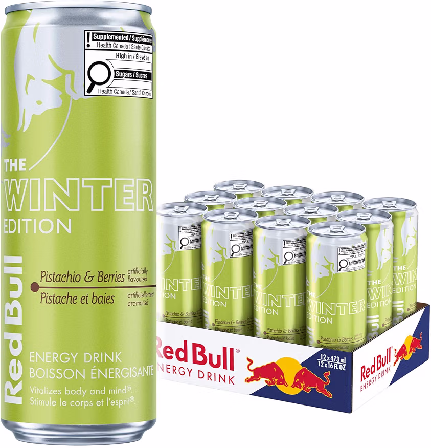 71esEI4h+uL._AC_AIweblab1006854,T4_FMavif_SF875.0,875.0_PQ67_ Red Bull Pistachio & Berries, Winter Edition,473 ml 12ct - Image 1